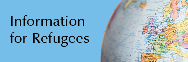 Banner Information for Refugees